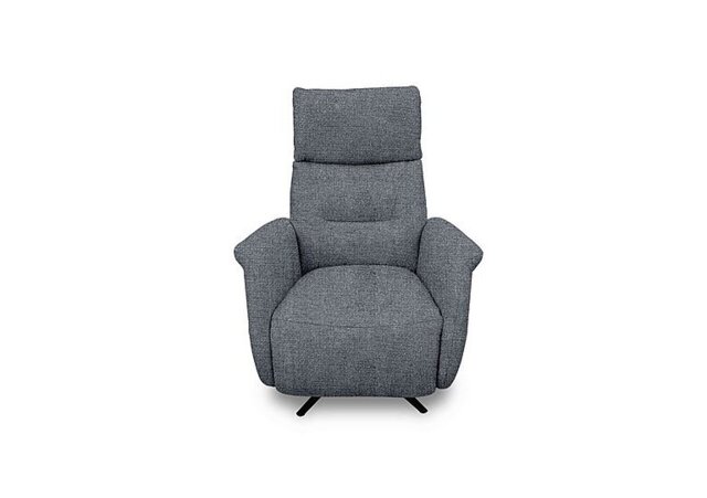 Designer Chair Collection Dusseldorf Fabric Power Recliner Swivel Chair - Ash