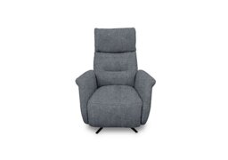 Designer Chair Collection Dusseldorf Fabric Power Recliner Swivel Chair - Ash