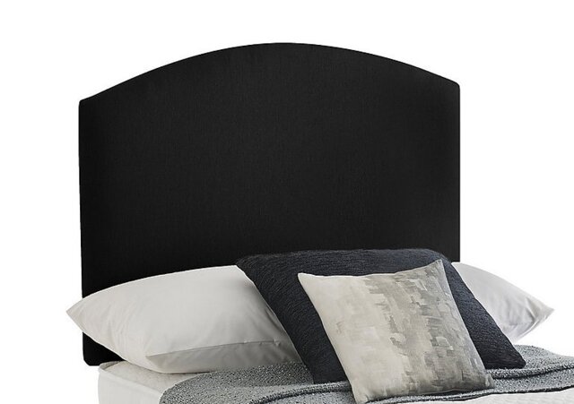 Silentnight - Selene Strutted Headboard - Single - Ebony