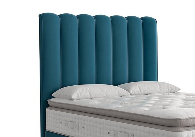 Vispring - Highclere Floor Standing Headboard - King Size - Plush Teal