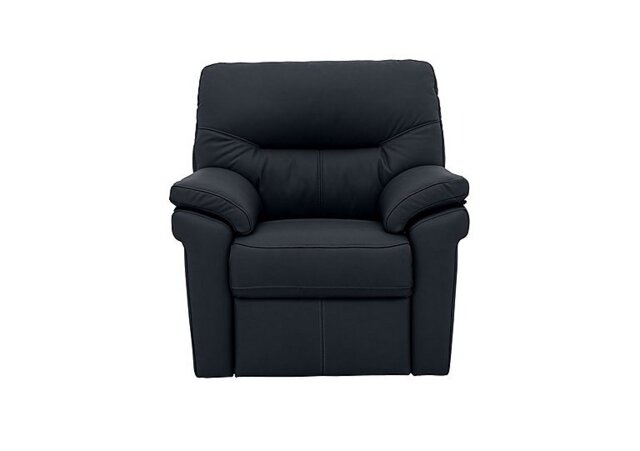 G Plan - Seattle Leather Power Recliner Armchair - Cambridge Navy