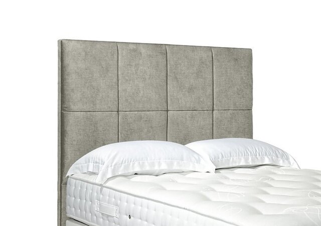Artisan Collection Titan High Floor Standing Headboard - Single - Dapple Oyster