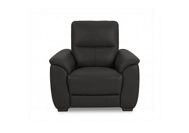 World of Leather - Saffron BV Leather Chair - Shale Grey