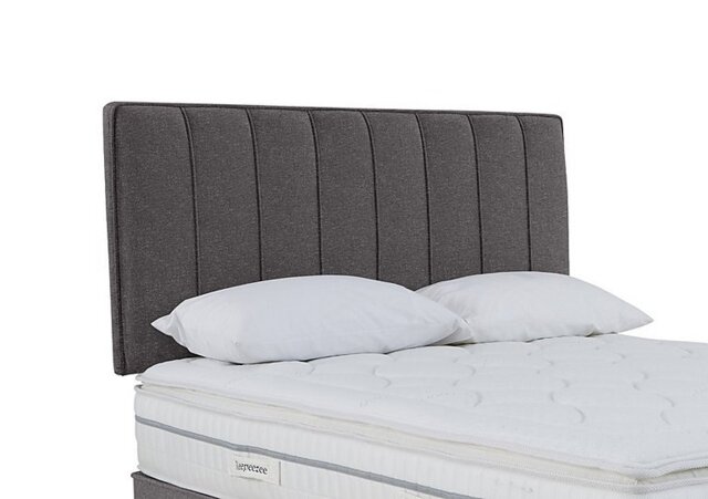 Sleepeezee - Daniel Strutted Headboard - King Size - Weave Americano