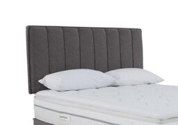 Sleepeezee - Daniel Strutted Headboard - King Size - Weave Americano