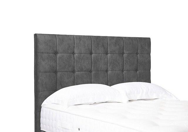 Artisan Collection Kaito High Floor Standing Headboard - Single - Dapple Mink