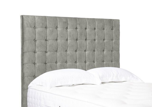Artisan Collection Dot High Floor Standing Headboard - Small Double - Daytona Stone