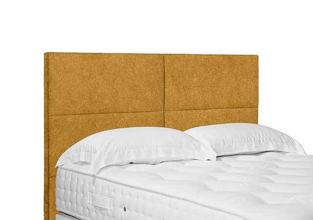 Artisan Collection Sakura Standard Floor Standing Headboard - Super King - Tweed Mustard