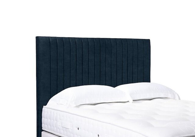 Artisan Collection Cadenza High Floor Standing Headboard - King Size - Granite Blue
