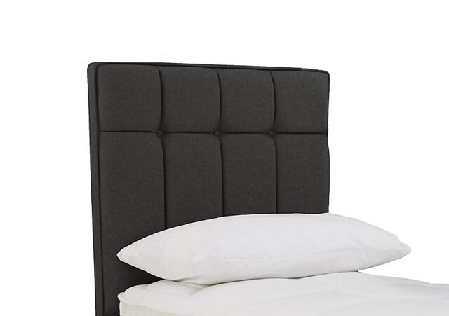 Sleepeezee - Beam Floor Standing Headboard - Single - Charcoal