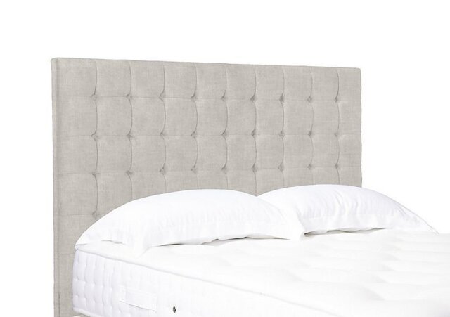Artisan Collection Dot Medium Floor Standing Headboard - Single - Lace Ivory