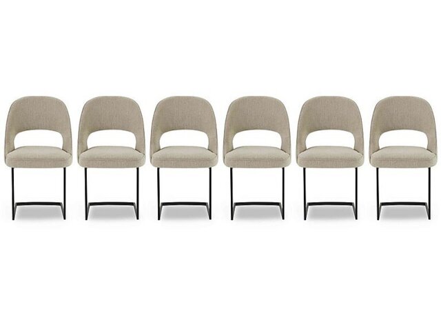 Tiber Set of 6 Cantilever Dining Chairs