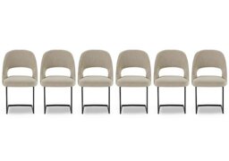 Tiber Set of 6 Cantilever Dining Chairs