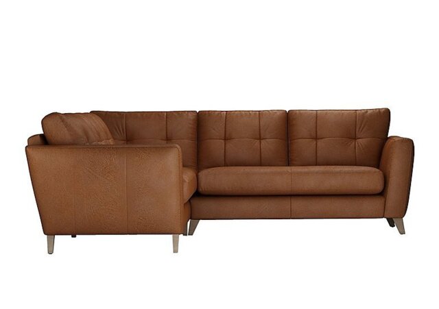 The Lounge Co. - Hermione NC Leather Corner Sofa - Tobacco