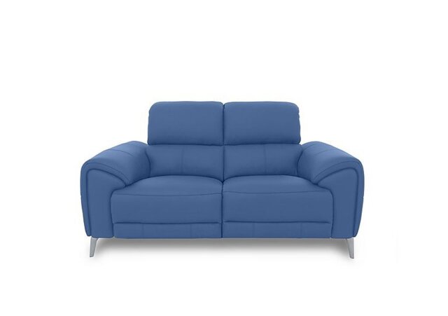 Vino Leather 2 Seater Power Recliner Sofa - Aegean