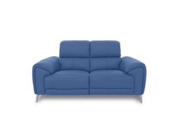 Vino Leather 2 Seater Power Recliner Sofa - Aegean