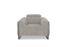 Gisella Fabric Power Recliner Chair with Power Headrest - Dexter Ivory