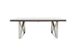 Chennai Dining Table with X-Shaped Legs - 180-cm
