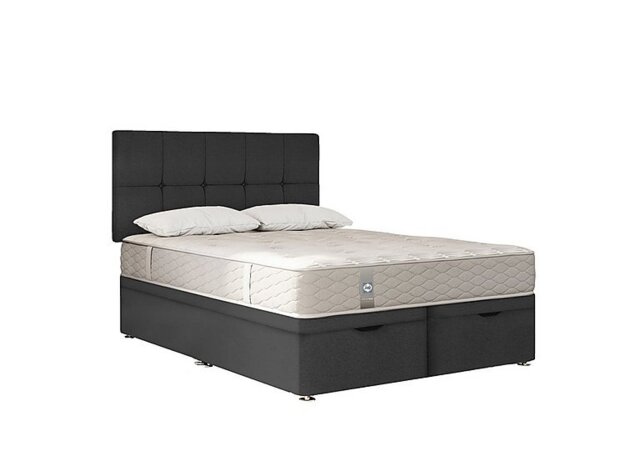 Sealy - Eaglesfield Ottoman Soft Divan Set - Double - Tweed Sable