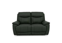 Sloane 2 Seater Leather Power Recliner Sofa - Oslo Pine