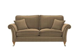 Parker Knoll - Burghley Large 2 Seater Fabric Sofa - Montauk Check Gold