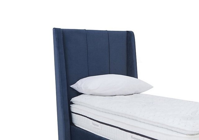 Artisan Collection Akira High Floor Standing Headboard - Single - Granite Blue