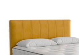 Vispring - Hera Headboard - Small Double - Plush Saffron