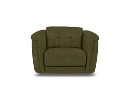 Monarch Fabric Cuddler Chair - Olive Green