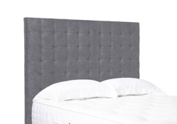 Artisan Collection Dot High Floor Standing Headboard - Super King - Aston Steel