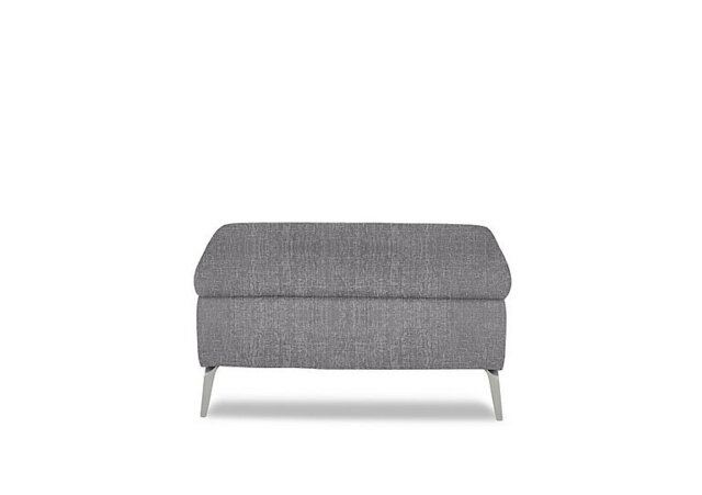 Daytona Fabric Footstool - Anivia Grey