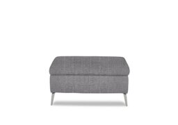Daytona Fabric Footstool - Anivia Grey