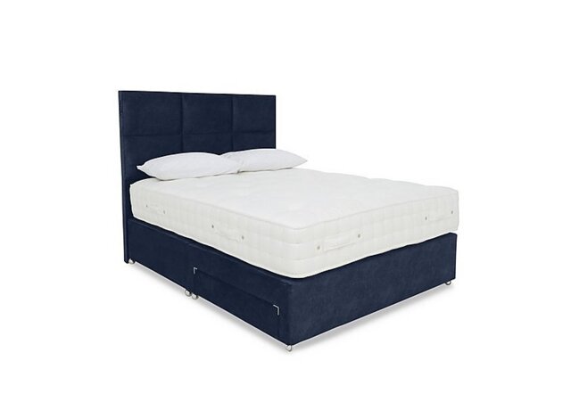 Highgrove - Sanctum Nature 2000 2 Drawer Divan Set with Fytche Headboard - Double - Aston Navy