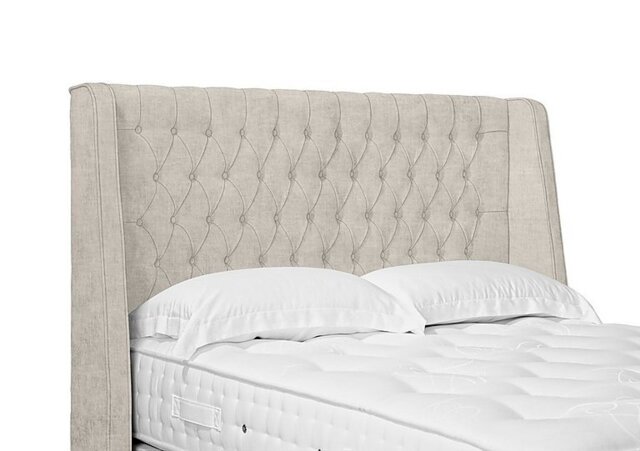 Artisan Collection Belgrave High Floor Standing Headboard - King Size - Lace Ivory