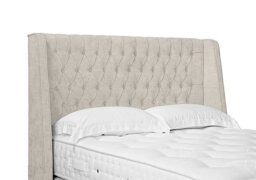 Artisan Collection Belgrave High Floor Standing Headboard - King Size - Lace Ivory