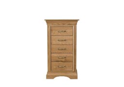 Versailles Tall 5 Drawer Chest of Drawers