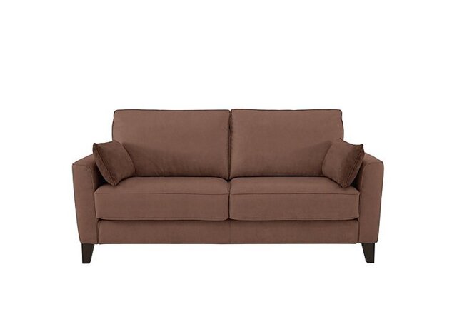 Ideal Home - Brondby 2 Seater Fabric Sofa - Hazelnut