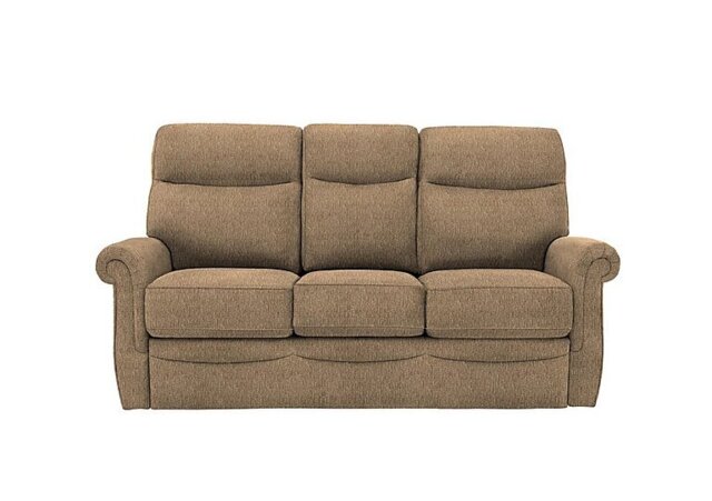 G Plan - Avon Small 3 Seater Fabric Sofa - Boucle Cocoa - Sofas and Armchairs