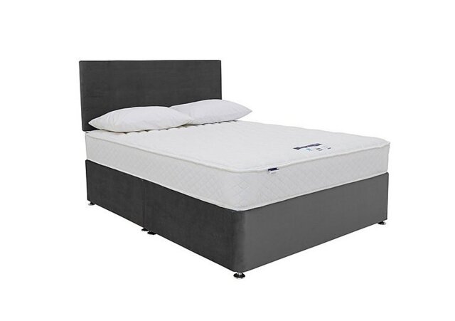 Silentnight - Eco Firm Divan Set with Continental Drawers - Double - Luxury Charcoal
