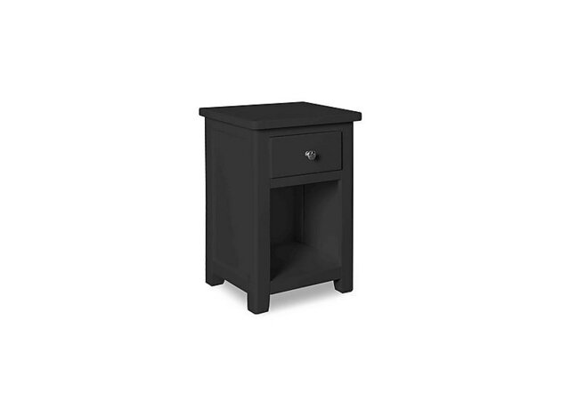 Grace 1 Drawer Nightstand - Charcoal - Bedroom Furniture - In Time for Christmas