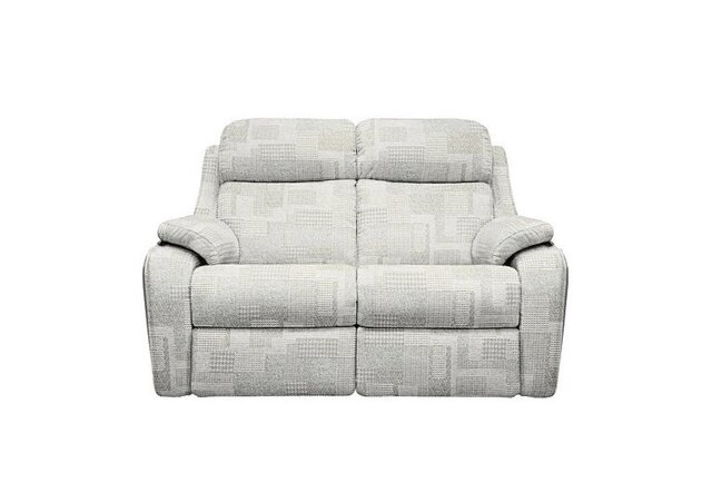 Kingsbury 2 Seater Fabric Power Recliner Sofa - Lydia Blush