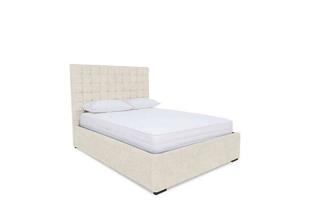 Sleep Story - Dice Ottoman Bed Frame - Small Double - Ice Cream
