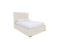 Sleep Story - Dice Ottoman Bed Frame - Small Double - Ice Cream