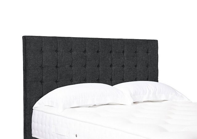 Artisan Collection Dot Standard Floor Standing Headboard - King Size - Tweed Charcoal