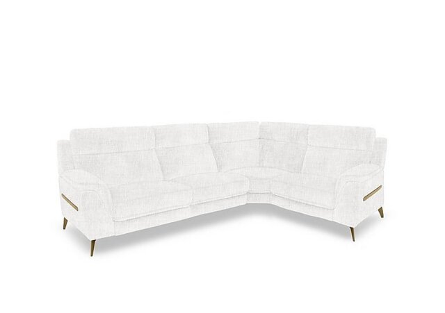 Eclipse Small Fabric Right Hand Facing Corner Sofa - Frost