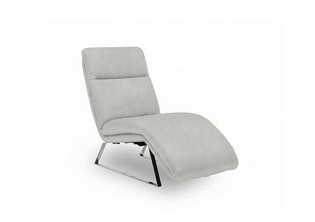 Rhianna Fabric Power Recliner Chaise Chair - Manhattan Stone
