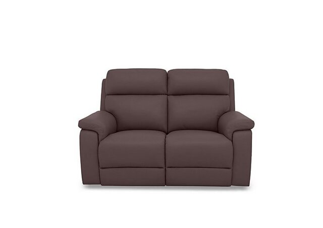 Raven Leather 2 Seater Power Recliner Sofa