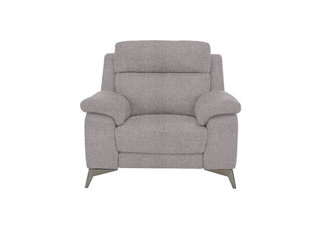 Missouri Fabric Recliner Armchair with Power Headrest - R27 Pewter