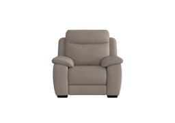 Starlight Express Fabric Power Recliner Armchair - Silver