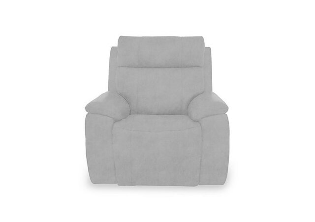 Aero Fabric Power Recliner Chair with Power Headrest and Heated Seat - Dexter Smoke