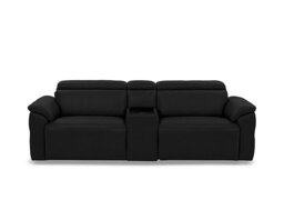 Dolomite 3 Seater Leather Power Recliner Sofa with Power Headrests and Console